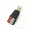 Press-Fit Screwless terminal CCTV Cable BNC Female Connector